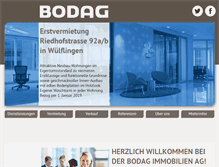 Tablet Screenshot of bodag.ch